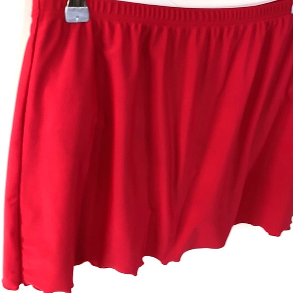 CHRISTINA Swimwear Skirted Bottom Size 3X Lipstick Red, Size L (10/12) - Picture 9 of 9